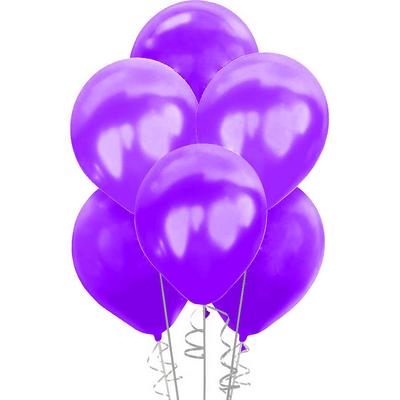 Mor Renk Metalik Balon Sedefli Balon 100 Adet