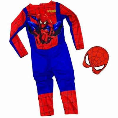 Örümcek Adam Kostümü Maskeli - Çocuk Spiderman Kostümü 5-6 Yaş