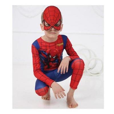 Örümcek Adam Kostümü Maskeli - Çocuk Spiderman Kostümü 11-12 Yaş