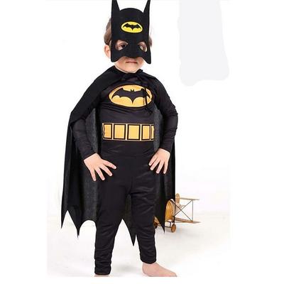 Pelerinli Çocuk Batman Kostümü - Maskeli Batman Kostüm