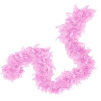 Pembe Renk Kabarık Tüylü Otriş Boa Dekorasyon Tüy 180 cm