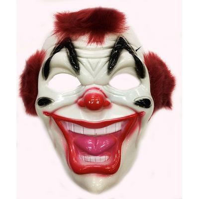 Plastik Joker Maskesi Kızıl Saçlı Killer Palyaço Maskesi