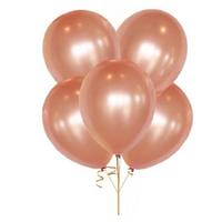 Rose Gold Renk Metalik Balon Sedefli Balon 100 Adet