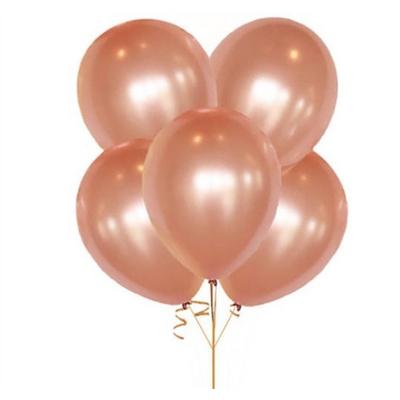Rose Gold Renk Metalik Balon Sedefli Balon 100 Adet