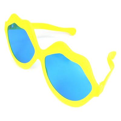 Sarı Renk Mega Boy Jumbo Dudak Şekilli Parti Gözlüğü