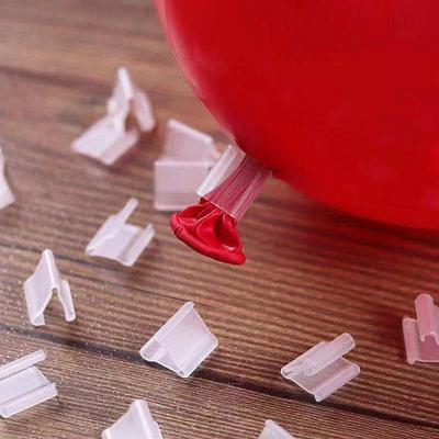 Şeffaf Renk Balon Hava Kaçmasını Engelleyici Klips 10 Adet