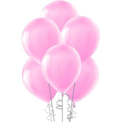 Şeker Pembesi Metalik Balon Sedefli Balon 100 Adet
