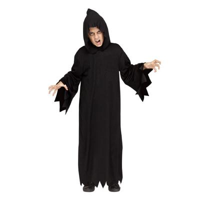 Siyah Kapişonlu Çocuk Cellat Kostümü 5-6 Yaş