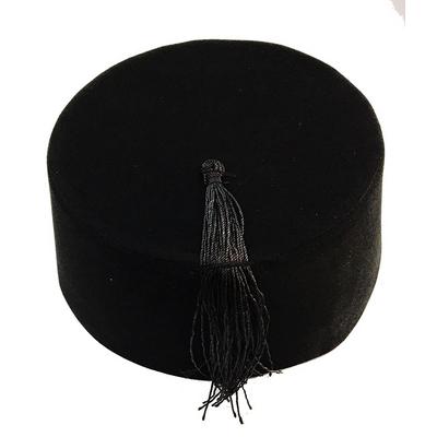 Siyah Renk Osmanlı Fesi 8 No 12-13 Yaş