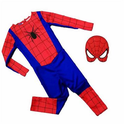 Spiderman Kostümü Çocuk - Maskeli Örümcek Adam Kostümü