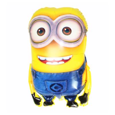 Mavi Elbiseli Sarı Renk Sünger Bob Folyo Balon 65 cm