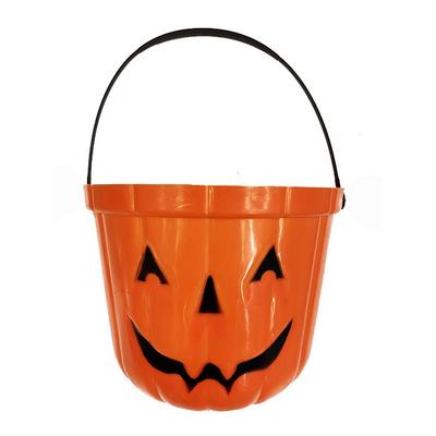 Turuncu Renk Balkabağı Kova 19x15 cm