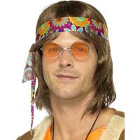 Turuncu Renk Camlı 60 lı Yıllar Hippi Lennon Gözlüğü