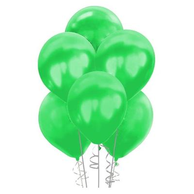 Yeşil Renk Metalik Balon Sedefli Balon 100 Adet