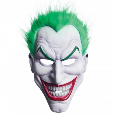 Yeşil Saçlı Plastik Killer Joker Maskesi 31x22 cm