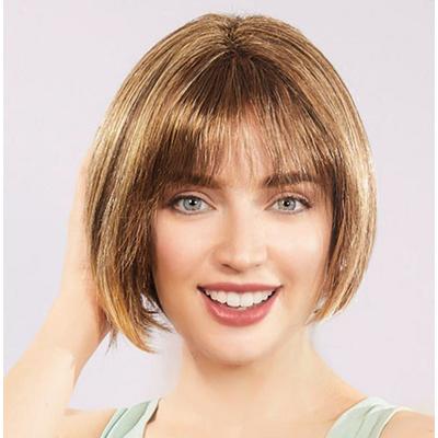 Açık Kahverengi Küt Parti Peruk Küt Saç 