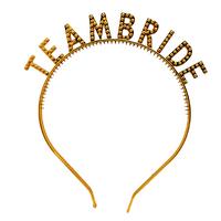 Altın Renk Team Bride Taç – Gelin ve Nedime Tacı