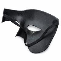 Antik Eskitme Gümüş Erkek Yarım Maske - Phantom & Balo Maskesi