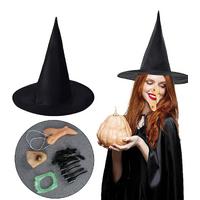 Cadı Şapkası Cadı Tırnakları Cadı Burnu Cadı Çenesi Cadı Diş Seti