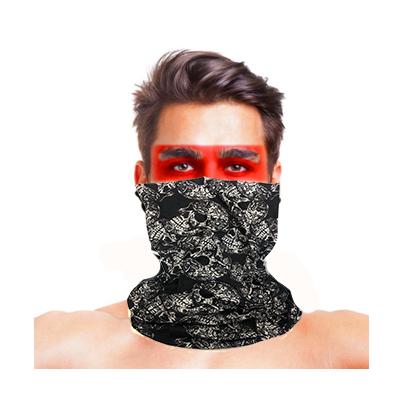 Çoklu Kafatası Baf Bandana Siyah Beyaz Maske