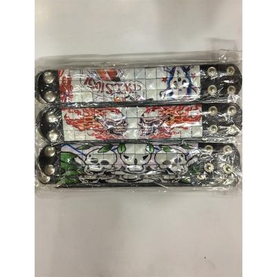 Deri Bileklik bayan-erkek uyumlu karışık renk 1.adet