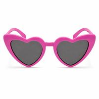 Fuşya Pembe Retro Kalp Gözlük – 80’ler 90’lar Stil Parti Gözlüğü