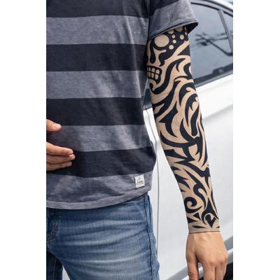 Giyilebilir Kol Dövmesi Çorap Dövme 3D Baskılı Kol Bacak Dövme 2 Adet Model 9