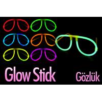 Glow Karanlıkta Yanan Parti Gözlüğü 12 Adet