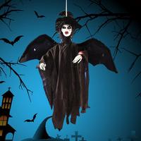 Halloween Cadılar Bayramı Kanat Çırpan Zombi Siyah