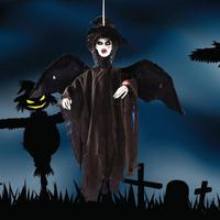 Halloween Cadılar Bayramı Kanat Çırpan Zombi Siyah