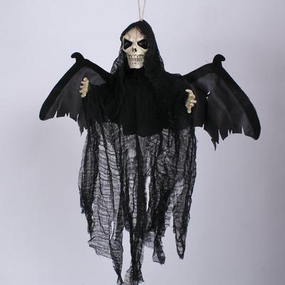 Halloween Kanat Çırpan Kurukafa Sİyah Renk