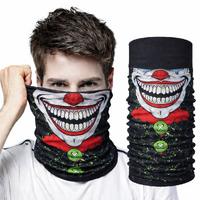 Joker Yüz Baskılı Baf Bandana - Çok Amaçlı Boyunluk Bandana 2 No