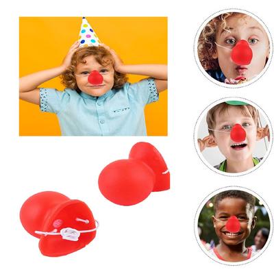 Kırmızı Renk Lastikli Burun Palyaço Burun