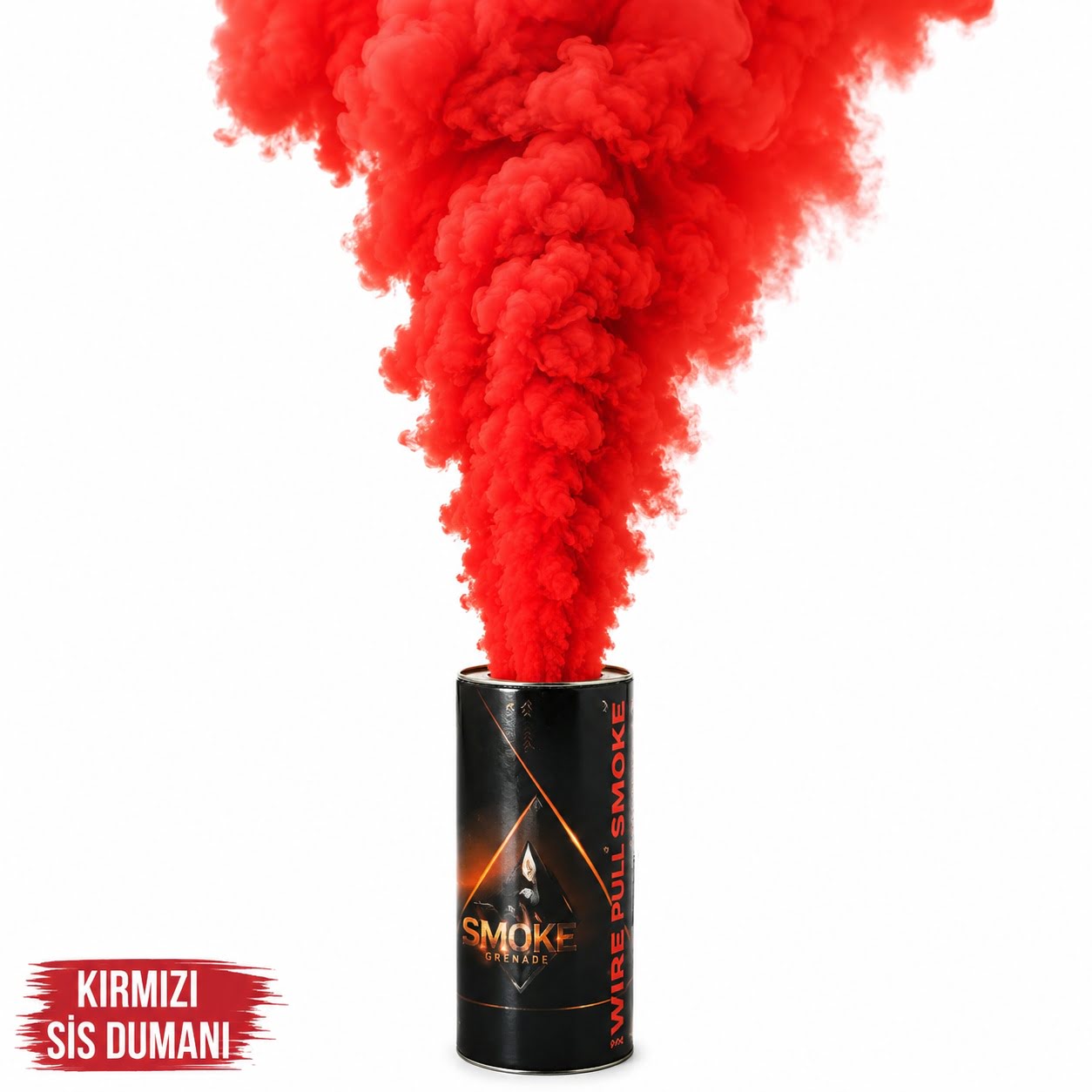 Kırmızı Renk Sis Bombası Kırmızı Duman 1 Adet