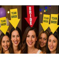 Kişiselleştirilebilir Ok Taç – Üzerine Yazı Yazılabilen Parti Tacı Kırmızı Renk