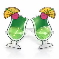 Kokteyl Bardak Parti Gözlüğü Yeşil Renk