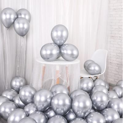 Krom Balon Gümüş Renk 50 Adet