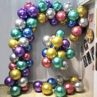 Krom Balon Karışık Renk 50 Adet