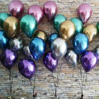 Krom Balon Karışık Renk 50 Adet