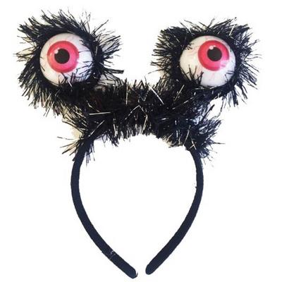 Led Işıklı Püsküllü Cadılar Bayramı Uzaylı Göz Taç