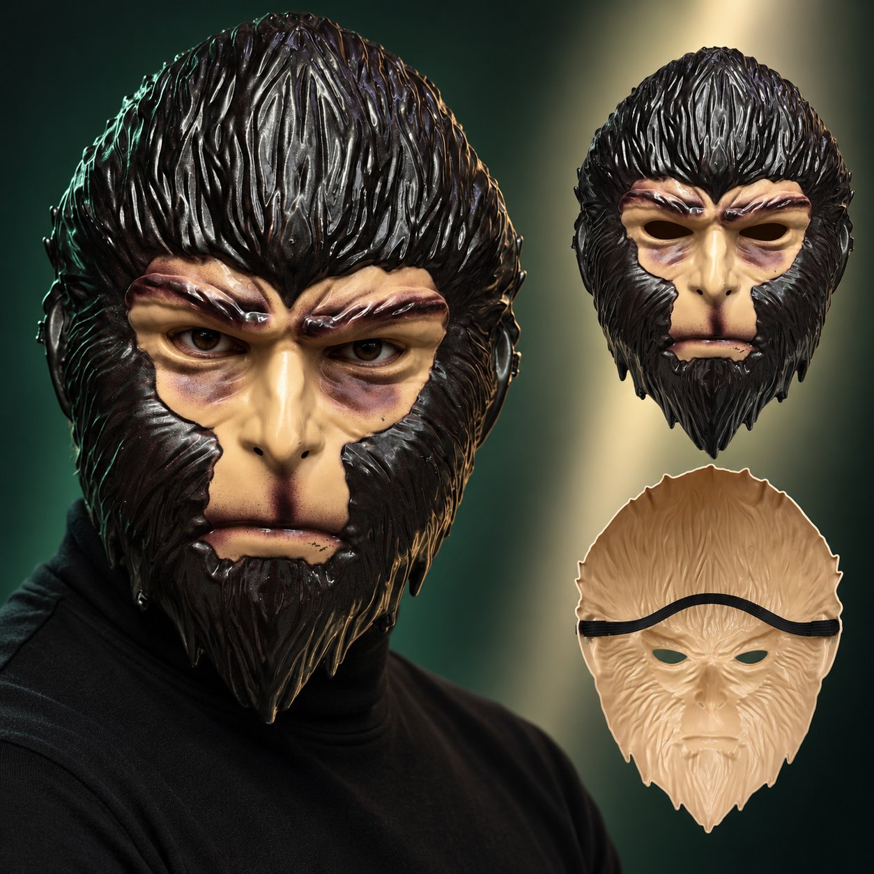 Maymun Kral Wukong Plastik Yüz Maskesi