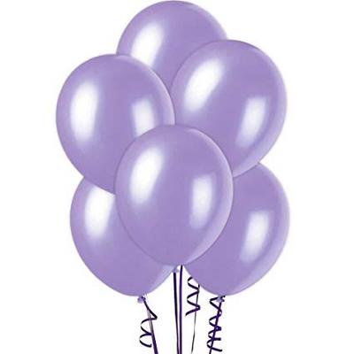 Metalik Balon Mor Renk 100 Adet