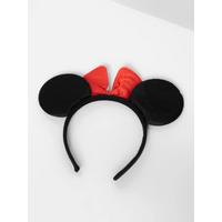 Kırmızı Fiyonklu Minnie Mouse Taç Fare Tacı Kafa Bandı