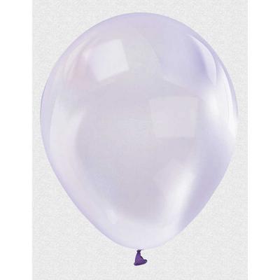 Mor Renk Ekstra Şeffaf Lateks Balon 100 Adet