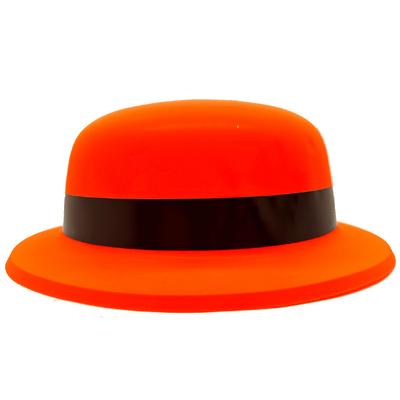 Neon Partisi Turuncu Renk Melon Plastik Parti Şapkası