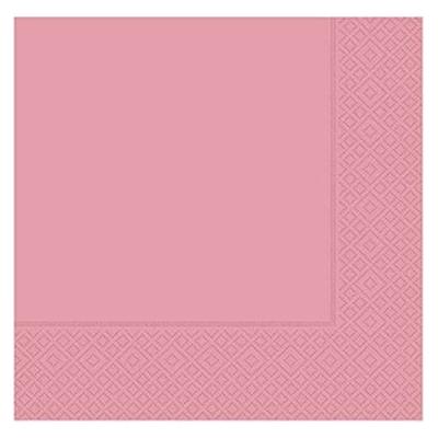 Pembe Renk Çift Katlı Kağıt Peçete 20 Adet