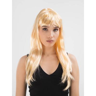 Platin Altın Dore Renk Uzun Düz Parti Peruğu