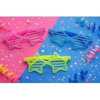 Retro Neon Fosforlu Yıldız Panjur Gözlük 12 Adet – 80’ler 90’lar Parti Stili