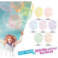 Ruby Fuşya Renk Ekstra Şeffaf Lateks Balon 100 Adet