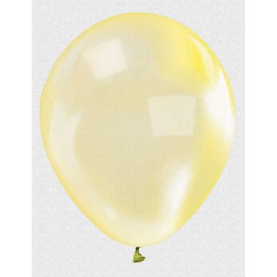 Sarı Renk Ekstra Şeffaf Lateks Balon 100 Adet